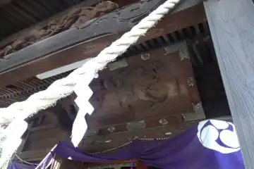篠原八幡神社の拝殿に奉納絵馬
