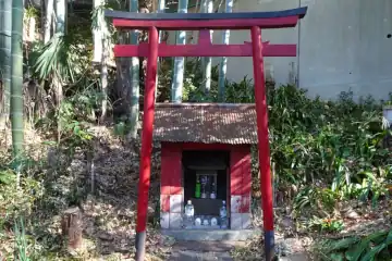 大豆戸不動尊の不動堂跡