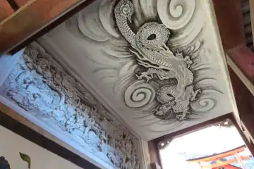 金蔵寺の辨天堂に天井絵