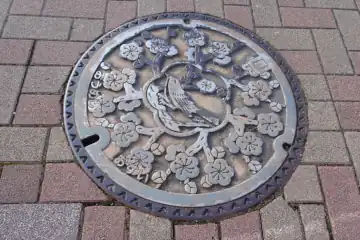 青梅市のマンホール