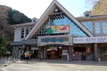 高尾山の高尾ケーブルの清滝駅