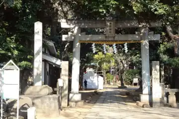 諏方神社の石鳥居
