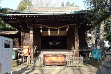 諏方神社の拝殿