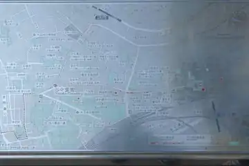 道灌山の案内板