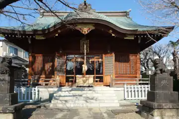 田端八幡神社の拝殿