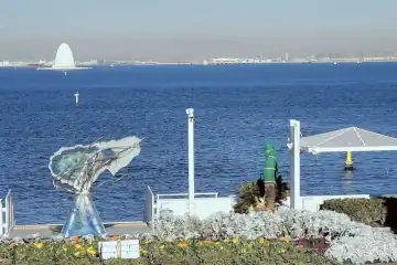 海ほたる・東京の町並み