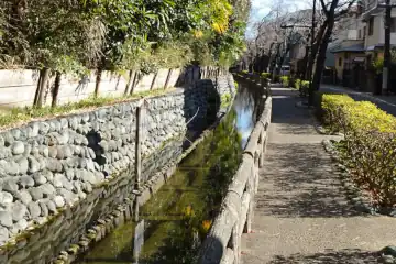 六郷用水跡の遊歩道