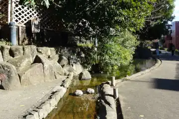 六郷用水跡の遊歩道