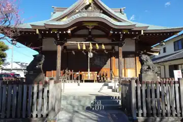 鵜ノ木八幡神社の拝殿