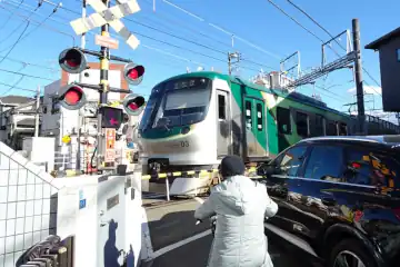 東急池上線の踏切