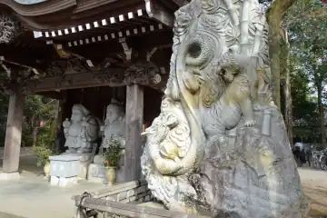 深大寺の龍虎石
