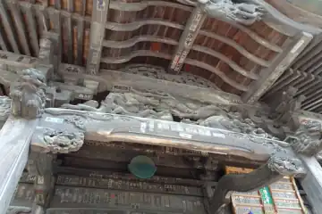 深大寺の元三大師堂の彫刻