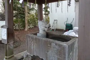 青渭神社の御手水場