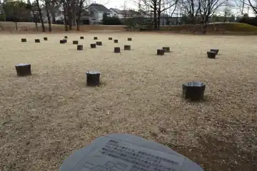 深大寺城の建物跡
