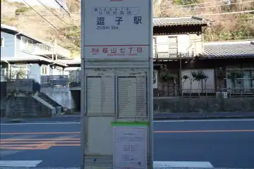 長柄のバス停
