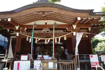 鳩森八幡神社の拝殿