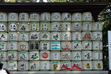 明治神宮の奉献清酒菰樽
