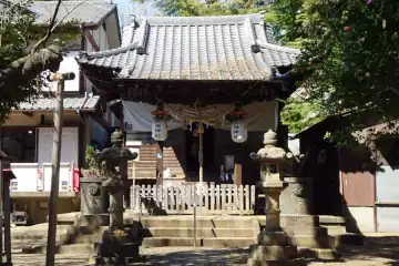 八景天祖神社の拝殿