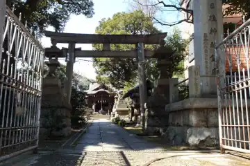日枝神社の石鳥居