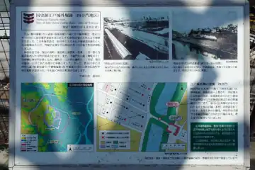 江戸城外堀跡の案内版