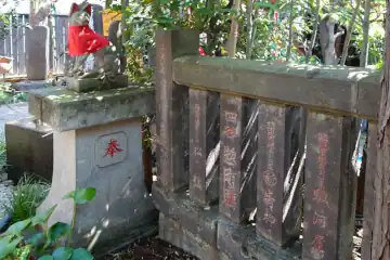 陽運寺の玉垣の古い屋号
