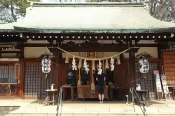 下高井戸八幡神社の拝殿