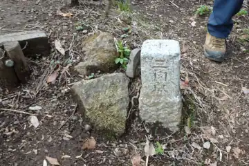 飯山観音の巡礼峠に三角点