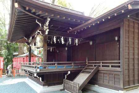 東京都渋谷区・金王八幡宮の神楽殿