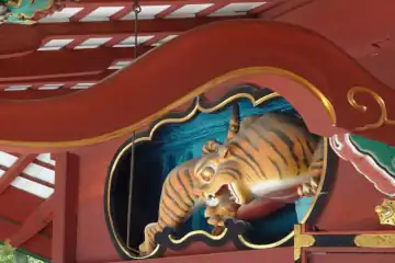 金王八幡宮の拝殿に神獣