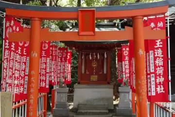 金王八幡宮の玉造稲荷神社の案内板