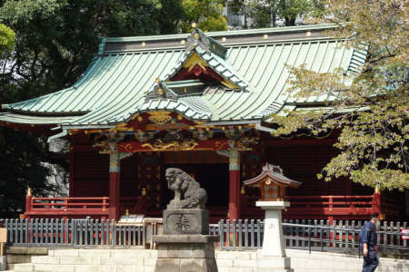 東京都渋谷区・金王八幡宮の拝殿