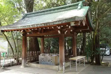 渋谷氷川神社の御手水場