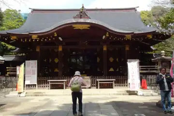渋谷氷川神社の拝殿