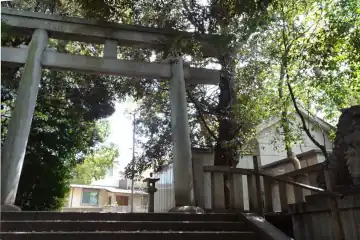 渋谷氷川神社の石鳥居