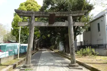 渋谷氷川神社の長い参道
