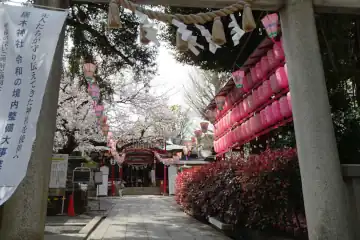 居木神社の奉納提灯