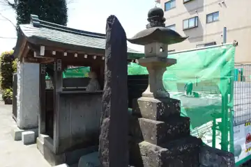 常演寺の多摩観音霊場の石柱