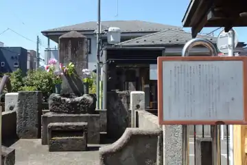 飛田給薬師堂の行人道