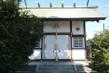 下染屋神明社の神明造り拝殿