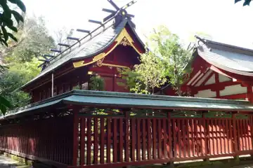大國魂神社の玉垣に本殿
