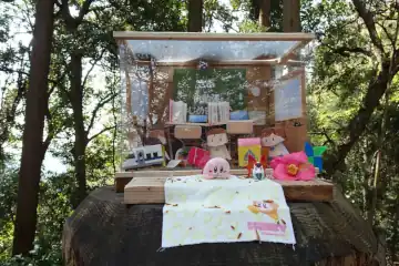 高尾山の切り株神社