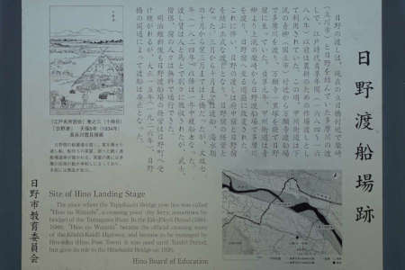 日野市・日野渡船場跡