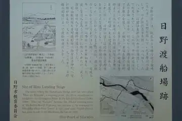 日野渡船場跡