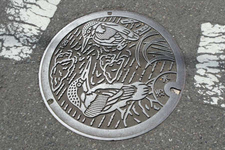 日野市・日野市の汚水マンホール