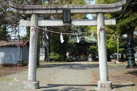八王子市・高倉稲荷神社の石鳥居