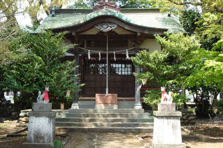 八王子市・高倉稲荷神社の拝殿