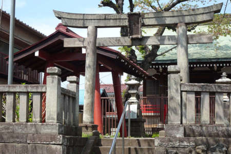 八王子市・永福稲荷神社の石鳥居