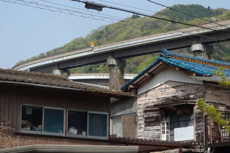 八王子市・八王子JCTの高架橋
