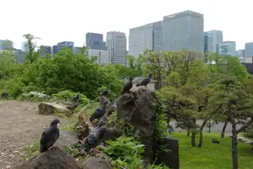 日比谷公園の三笠山