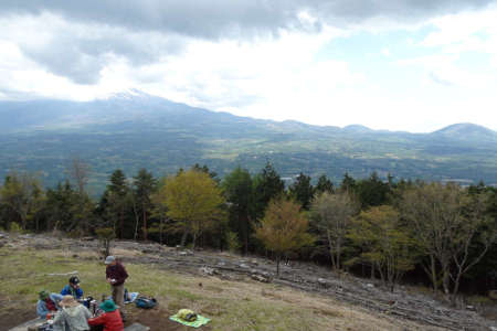 足和田山・富士山の山麓には大室山